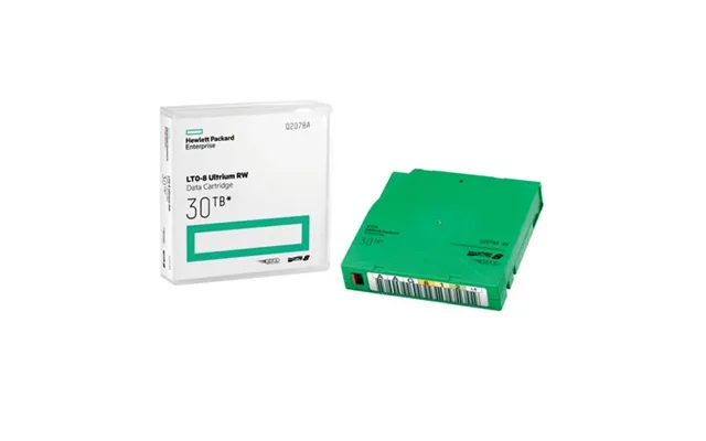 Hpe Lto-8 Ultrium 30tb Rw Non Custom Labeled Library Pack 20 Data Cartridges With Cases