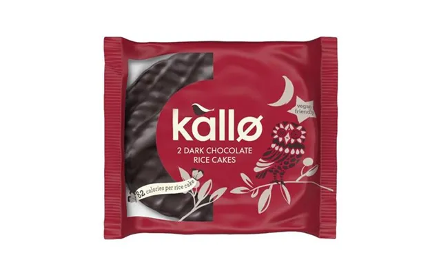 Kallo Belgian Dark Chocolate Rice Cake Thins Two Pack Pack 30 - 0401229
