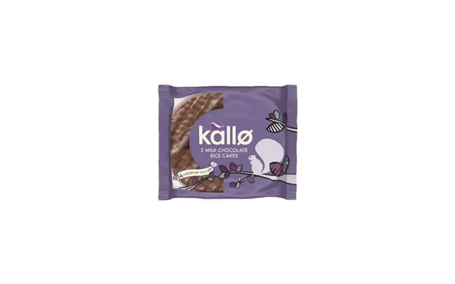 Kallo Belgian Milk Chocolate Rice Cake Thins Two Pack Pack 30 - 0401230