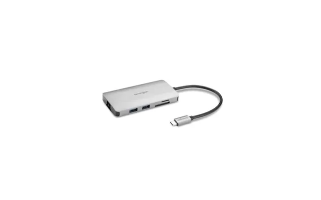 Kensington Uh1400p Usb-c 8-in-1 Driverless Mobile Dock Ipados 155 Mm 30 Mm 125 Mm 162 G 10 Pc S