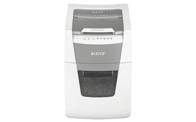 Leitz P4 34l Paper Shredder Cross Shredding 55 Db 22 Cm Silver Black White Grey