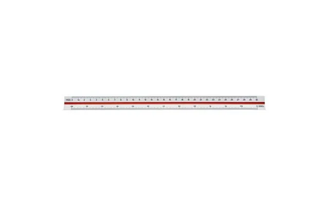 Linex 100413044 Ruler Scale Ruler 300 Mm White 1 Pc S