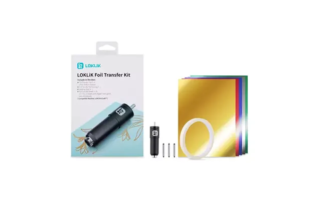 Loklik Sg-kzjpj-0021-us-l-b2b Craft Cutting Machine Supply Foil Transfer Starter Kit