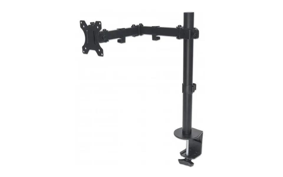 Manhattan Desk Mount For Tv & Monitors Full Motion For Screens 13 To 27 Clamp Fitting To Desk Vesa Compatibility 75x75mm