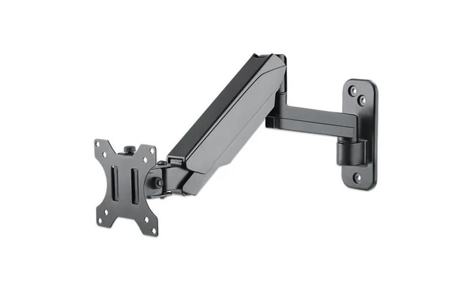 Manhattan Wall Mount For Tv & Monitors Spring Arm 3 Pivots For Screens 17 To 32 Vesa Compatibility 75x75mm And 100x100mm