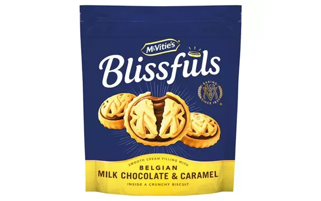Mcvities Blissfuls Chocolate & Caramel Biscuits Bag Pack 172g - 0401346