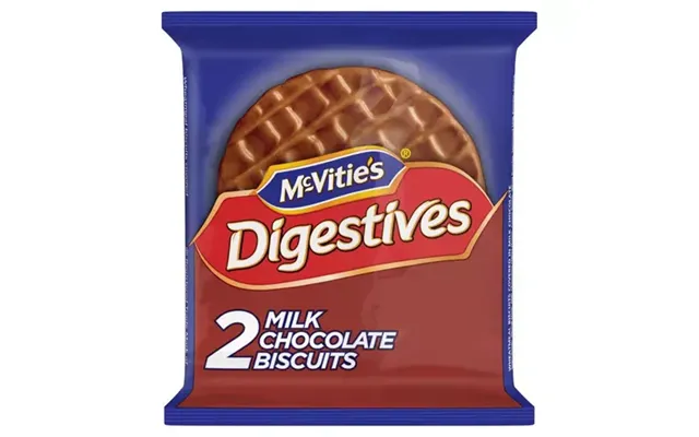 Mcvities Chocolate Digestive Biscuit Two Pack Portions Pack 24 - 0401062