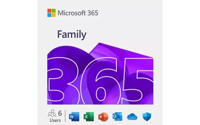 Microsoft Office 365 Family Office Suite 1 License S Multilingual 1 Year S