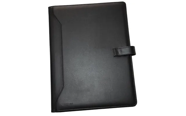 Monolith A4 Conference Folder And Pad Leather Look Black 2900