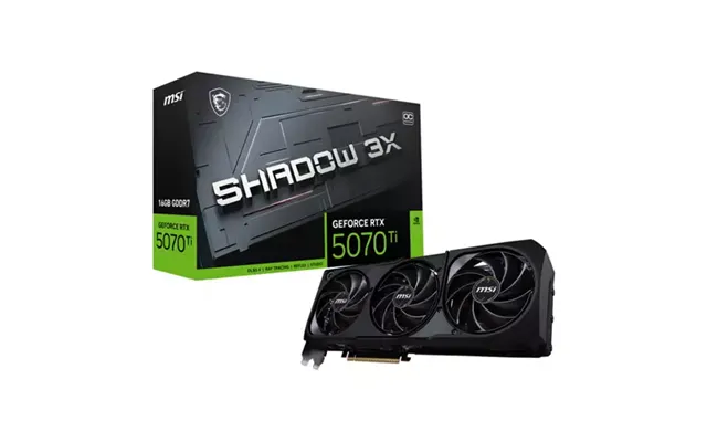 Msi Geforce Rtx 5070 Ti 16g Shadow 3x Oc Nvidia 16 Gb Gddr7