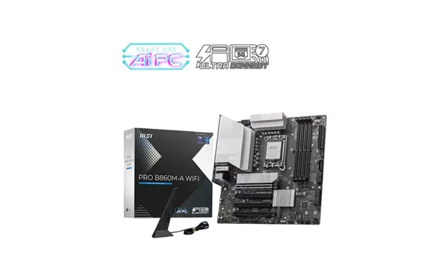 Msi Pro B860m-a Wifi Motherboard Intel B860 Lga 1851 Socket V1 Micro Atx