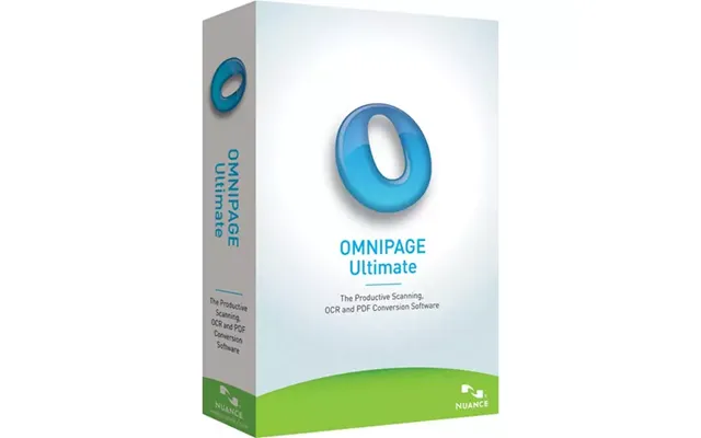 Nuance Omnipage Ultimate Esd Optical Character Recognition Ocr