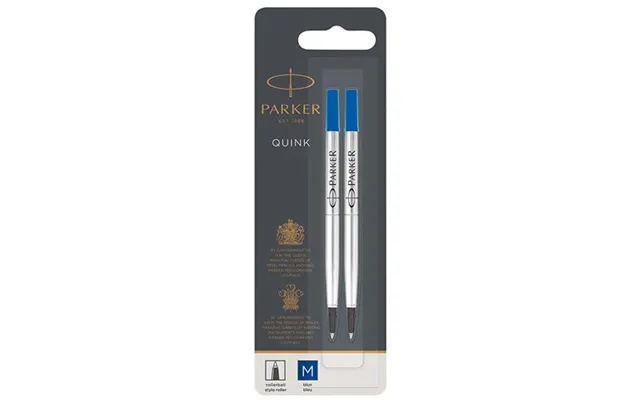 Parker 1950327 Pen Refill Medium Blue 2 Pc S