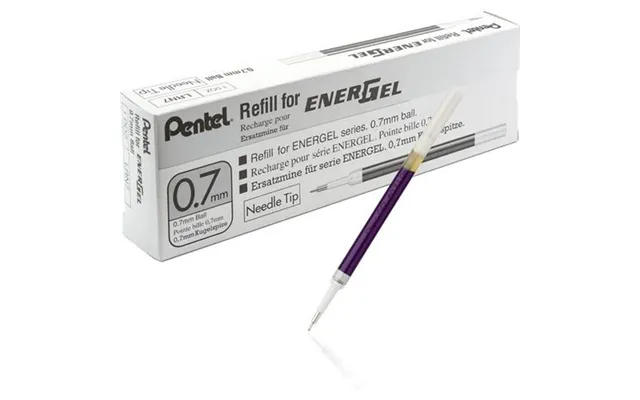 Pentel Refill For Pentel Energel Pen 0.7mm Black 3 Refills Per Wallet Pack 12 Lr7-3a