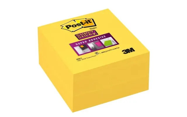 Post-it 2028-s Note Paper Square Yellow 350 Sheets Self-adhesive