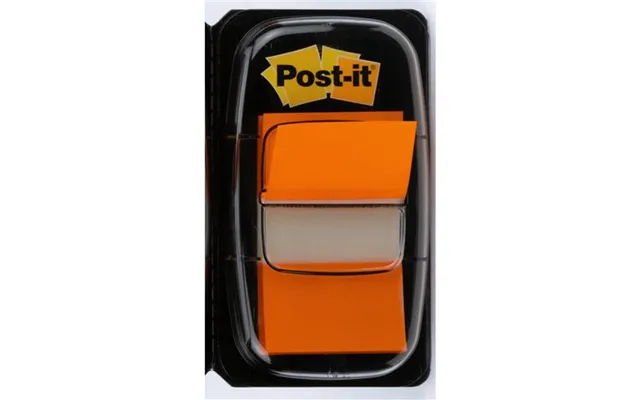 Post-it Index Flags Medium Orange 25.4 Mm X 43.2 Mm 50 Flags Dispenser 1 Dispenser Pack