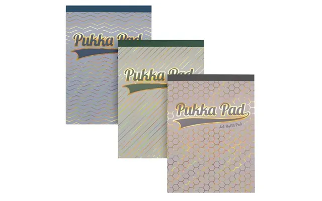 Pukka Haze Refill Pad A4 160 Ruled Pages With Margin 4 Hole Punched Headbound Assorted Colours Pack 6 - 9880 Ast -hze