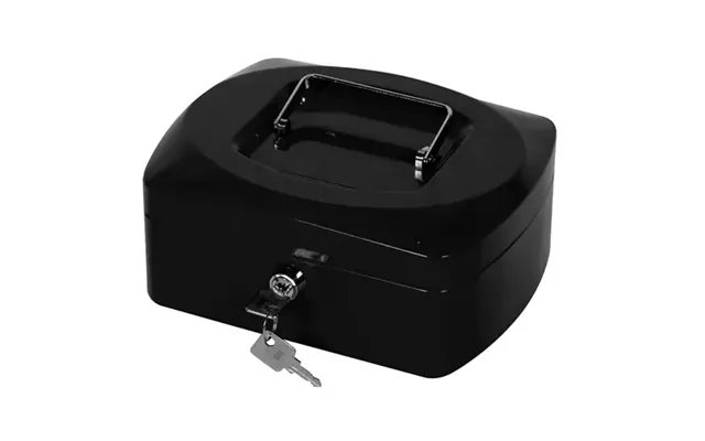 Q-connect Kf02602 Money Box Black