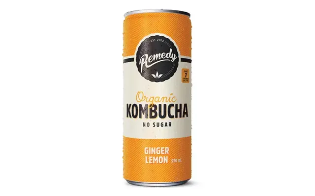 Remedy Entertainment Kombucha Ginger Lemon