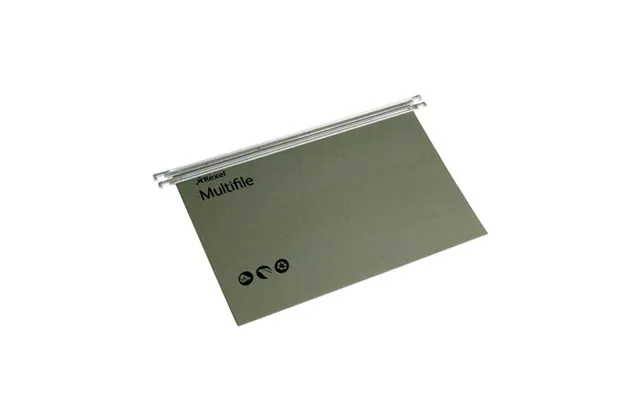 Rexel Multifile Foolscap Suspension File 15mm Green 50