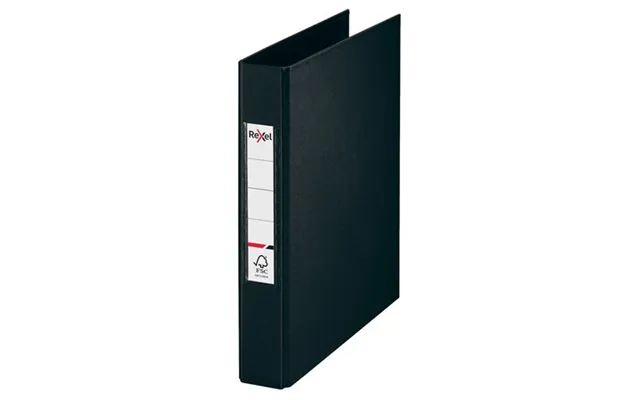 Rexel Ringbinder Choices A5 25mm 2 O-ring Black Pack 10 - 2115558