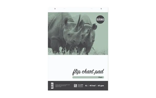 Rhino Fc1tmp-4 Flip Chart 580 X 800 Mm Green Black White