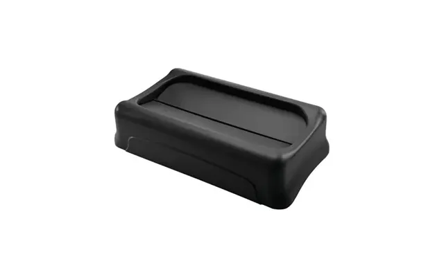 Rubbermaid Fg267360bla Trash Can Accessory Black Lid