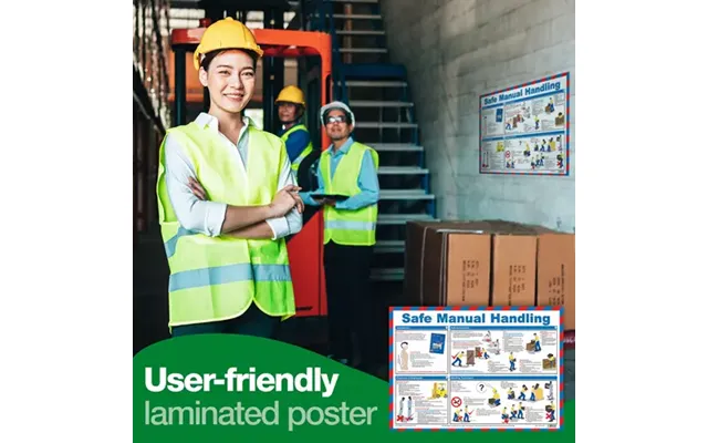 Safe Manual Handling Laminated Guidance Poster A2 - A597