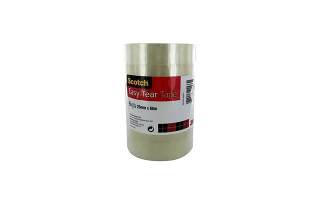 Scotch 508 Transparent Tape 25mm X 66m Pack 6 - 7100336166