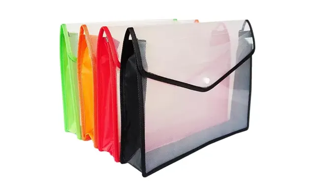 Seco Expandable Popper Wallet Foolscap Assorted Colours Pack 4 - Epw-ast