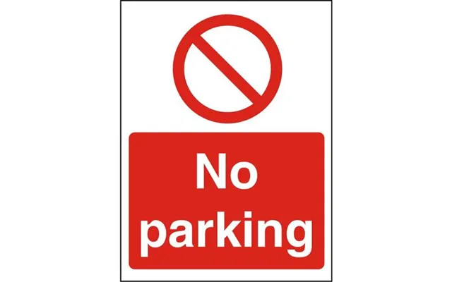 Seco Procedure Safety Sign No Parking Semi Rigid Plastic 150 X 200mm - P126srp150x200