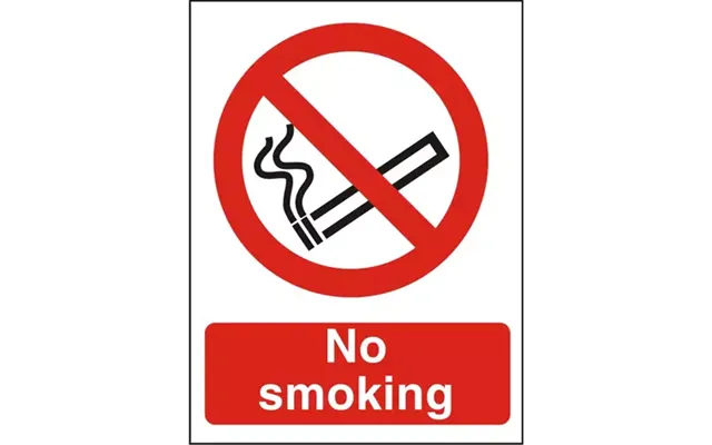 Seco Prohibition Safety Sign No Smoking It Is Against The Law To Smoke In These Premises Semi Rigid Plastic 150 X 200mm 