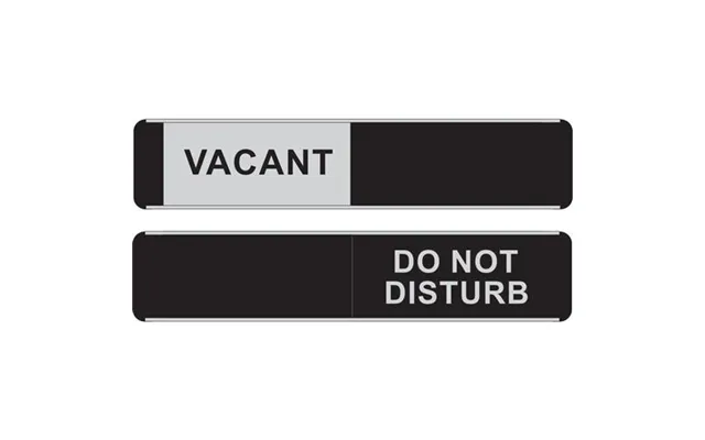 Seco Sliding Sign Vacant Do Not Disturb Door Sign Self Adhesive 255 X 52mm - Of164