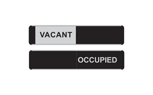 Seco Sliding Sign Vacant Occupied Door Sign Self Adhesive 255 X 52mm - Of165