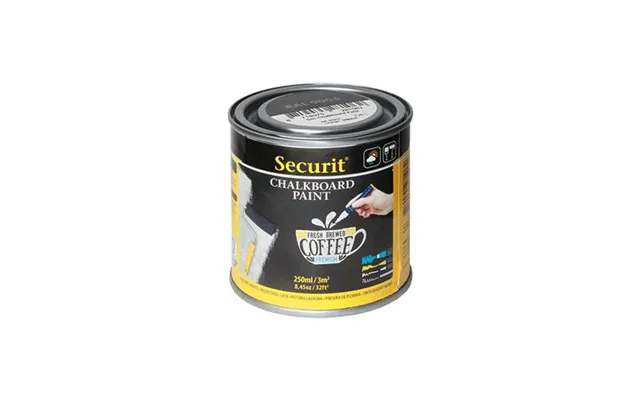 Securit Pnt-bl-sm Acrylic Paint 250 Ml Black Bottle Tube