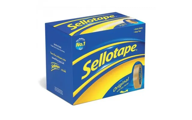 Sellotape 1443252 Stationery Tape 66 M Gold 16 Pc S