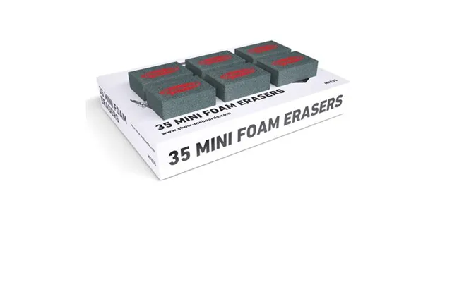 Show-me Mini Foam Whiteboard Erasers Pack 35 - Mfe35