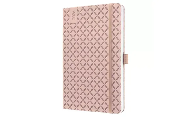 Sigel Jolie Diary 2026 A5 Week To View Pearl Rose - J6131