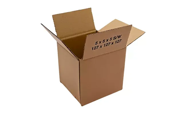 Single Wall Cardboard Cartons 127x127x127mm Brown Pack 25 - 51sw002