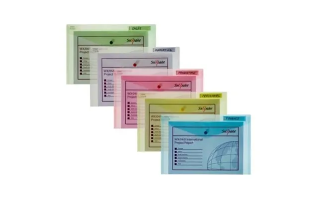 Snopake Polyfile Classic Colours - Assorted Colour Packs