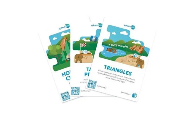 Sphero Activity Cards 3 Pack For Use With City Golf Code Mat