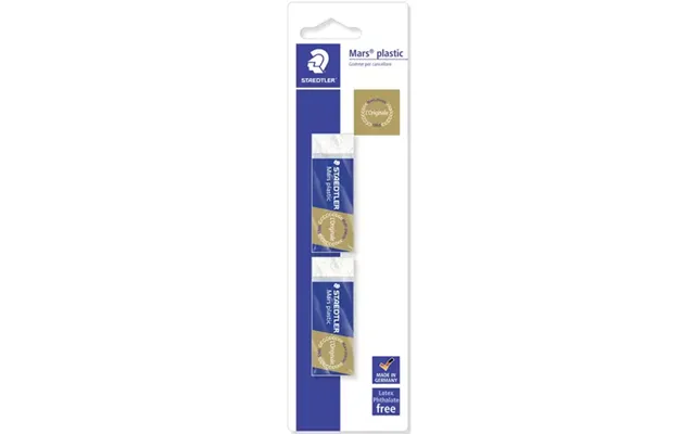 Staedtler Mars 526 50 Eraser Plastic Blue White 2 Pc S
