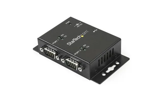 Startech.com 2 Port Industrial Wall Mountable Usb To Serial Adapter Hub With Din Rail Clips - Taa Usb 2