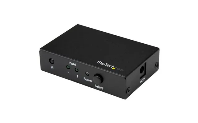 Startech.com 2-port Hdmi Switch - 4k 60hz Hdmi Black 60 Hz 1280 X 720 Hd 720 1920 X 1080 Hd 1080 1920 X 1200 Wuxga 2560 