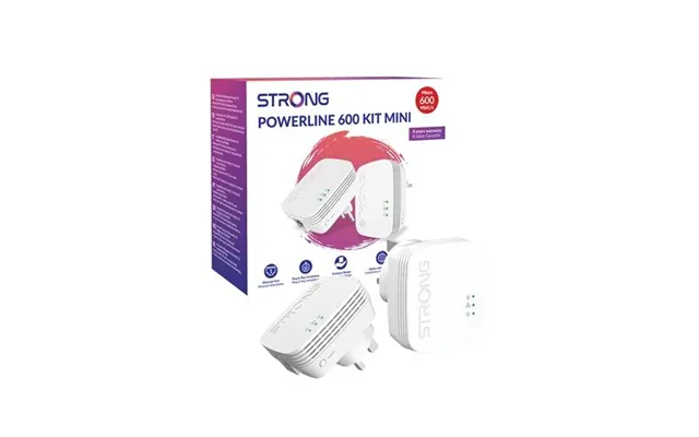 Strong Powerl600duominiuk Av600 Mini Powerline Kit 2 Pack