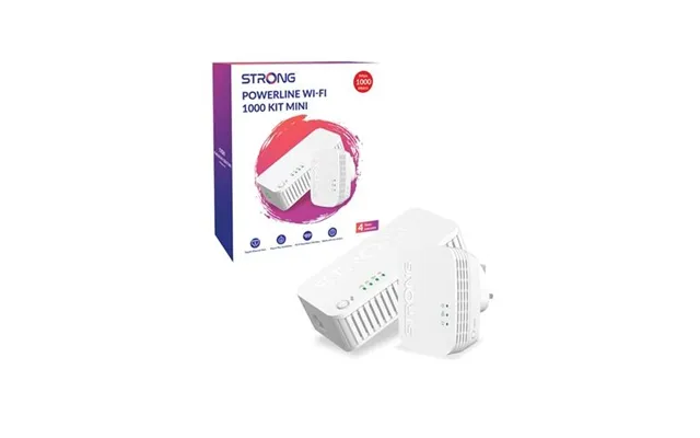 Strong Powerwf1000duominiuk Av1000 Mini Wi-fi Powerline Kit 2 Pack