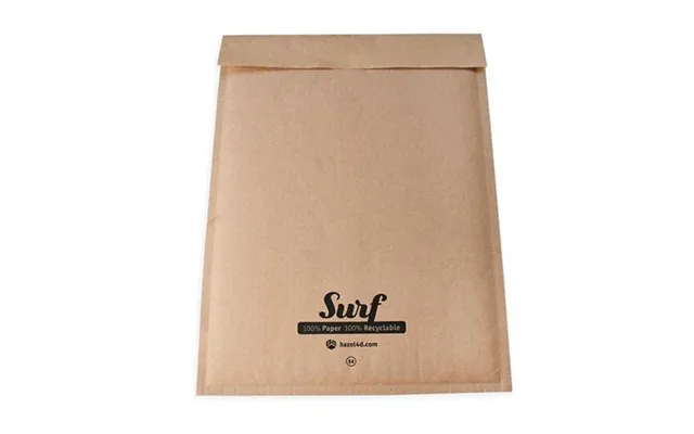Surf All Paper Padded Mailing Envelopes Size A 000 100% Recyclable Internal Size 110mm X 160mm Brown Box 200 - Surfa000k