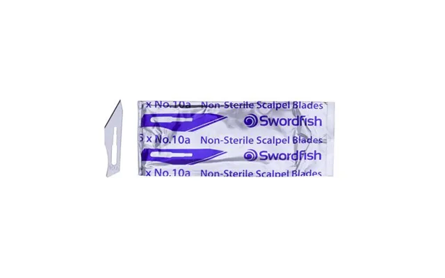 Swordfish Scalpel Blades No 10a Silver Pack 100 - 43802