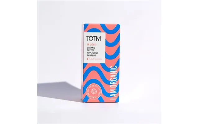 Totm Organic Cotton Applicator Tampon Light Pack 18 - 0606003 product image
