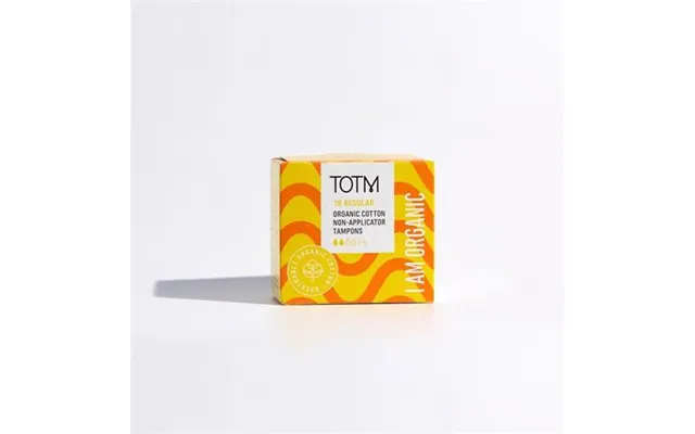 Totm Organic Cotton Non-applicator Tampon Regular Pack 18 - 0606007 product image